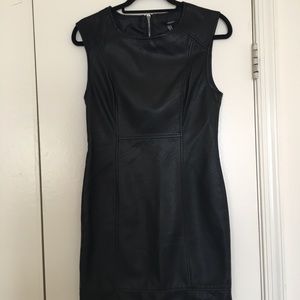 Forever21 Black Leather Dress